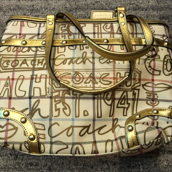 Coach Tattersall Graffiti purse LIMITED EDITION - Picture 3 of 6
